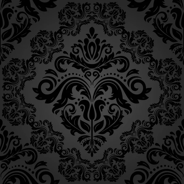 Seamless Vector Wallpaper in the Style of Baroque — Stock Vector