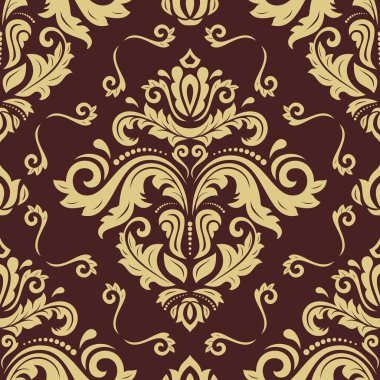 Barok tarzında sorunsuz duvar kağıdı