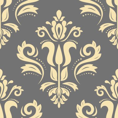 Sorunsuz vektör Barok tarzı duvar kağıdı