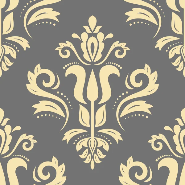 Seamless Vector Wallpaper in the Style of Baroque — Stock Vector