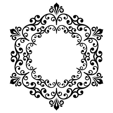 Doğulu Soyut Vektör Deseni