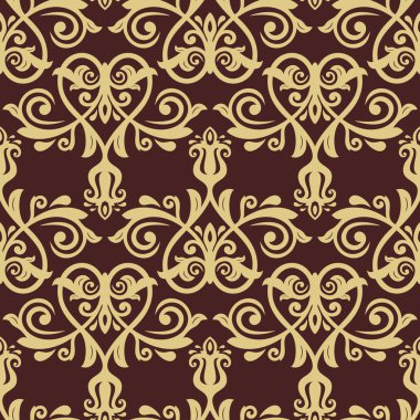 Barok tarzında sorunsuz duvar kağıdı