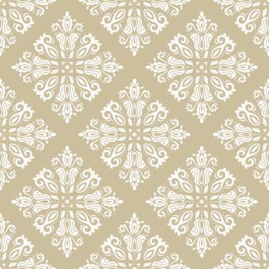 Sorunsuz vektör Barok tarzı duvar kağıdı