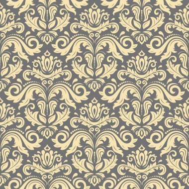 Sorunsuz vektör Barok tarzı duvar kağıdı