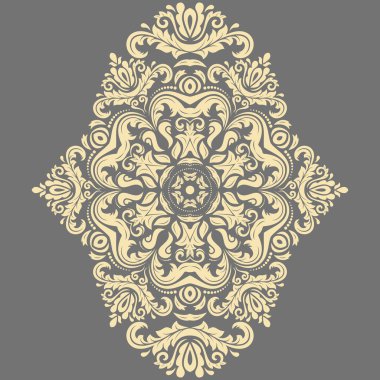 Doğulu Soyut Vektör Deseni