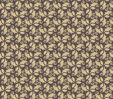 Çiçeksiz Kusursuz Vektör Deseni