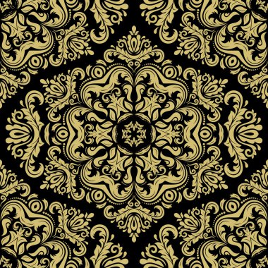 Sorunsuz vektör Barok tarzı duvar kağıdı