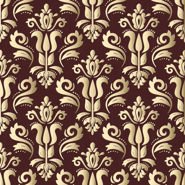 Seamless Oriental Pattern With 3D Elements — Stock Photo, Image