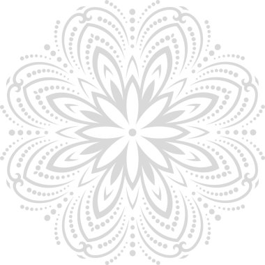 Doğulu Soyut Vektör Deseni