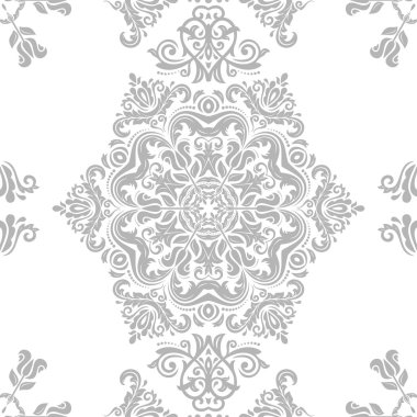 Dikişsiz vektör damask deseni