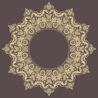 Zarif vektör süsleme Barogue tarzı