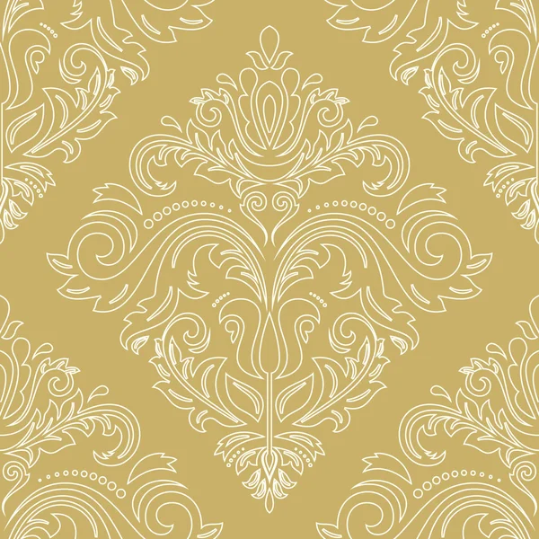 Dikişsiz vektör damask deseni