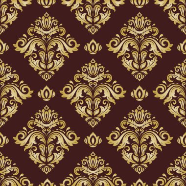 Barok tarzında sorunsuz duvar kağıdı