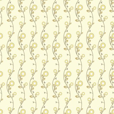 Çiçeksiz Kusursuz Vektör Deseni