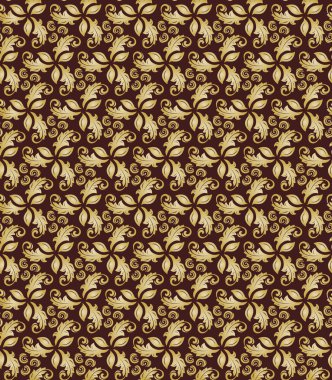 Çiçeksiz Kusursuz Vektör Deseni