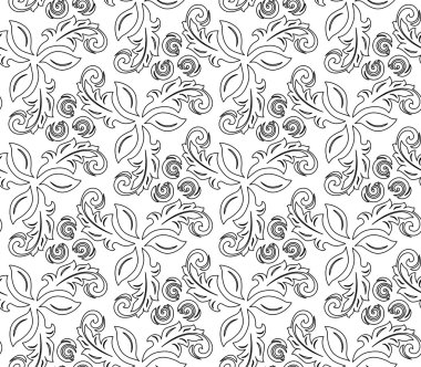 Çiçeksiz Kusursuz Vektör Deseni