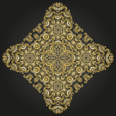 Zarif vektör süsleme Barogue tarzı