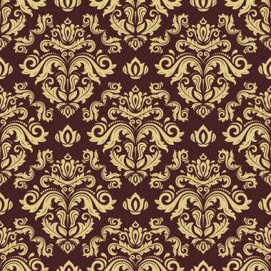 Barok tarzında sorunsuz duvar kağıdı