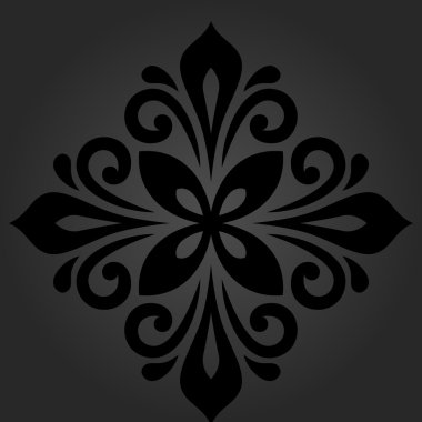 Doğulu Soyut Vektör Deseni