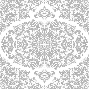 Dikişsiz vektör damask deseni