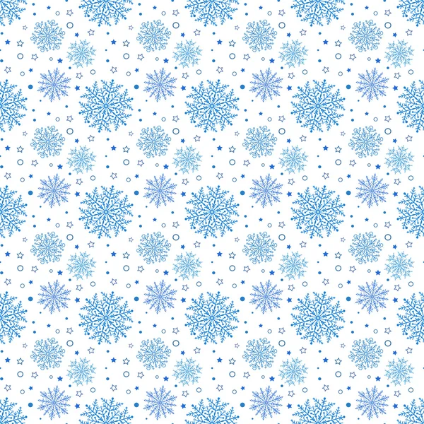 Seamless Background With Snowflakes — Stock Photo, Image