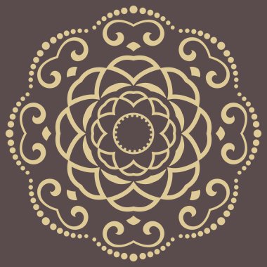 Zarif vektör süsleme Barogue tarzı