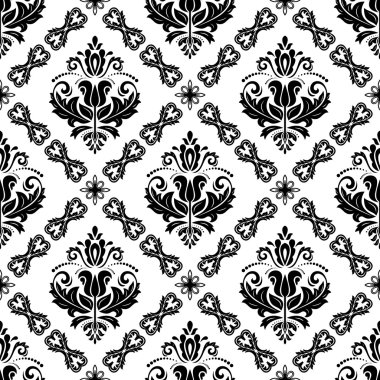 Dikişsiz damask vektör arka plan