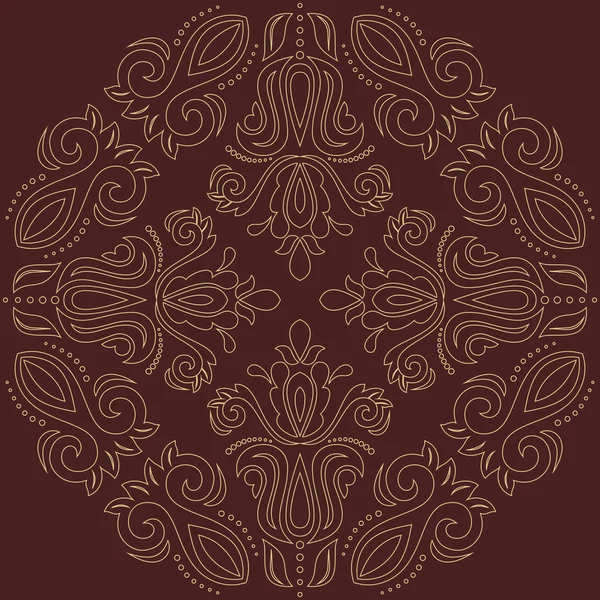 Doğulu Soyut Vektör Deseni