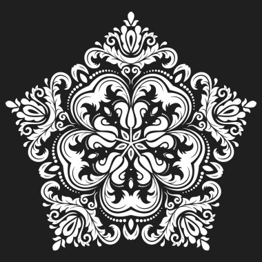 Zarif vektör süsleme Barogue tarzı