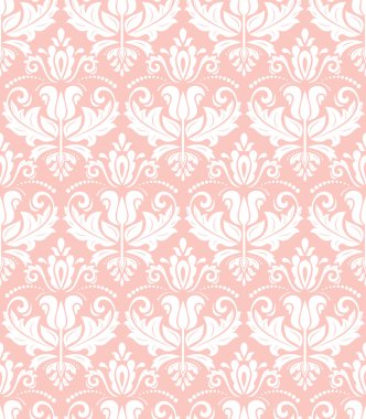 Dikişsiz damask vektör arka plan