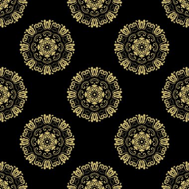 Dikişsiz damask vektör arka plan