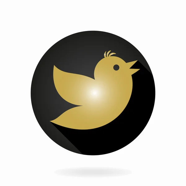 Flying Bird Flat Icon — Stock Photo, Image