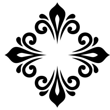 Zarif vektör süsleme Barogue tarzı