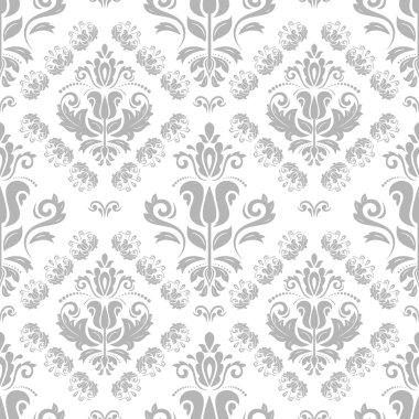 Dikişsiz damask vektör arka plan