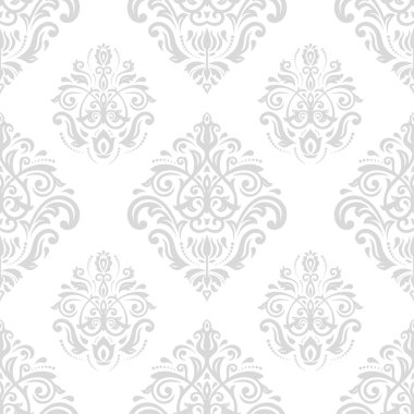 Dikişsiz damask vektör arka plan