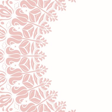 Çiçek Modern Vektör Yuvarlak Çerçevesi