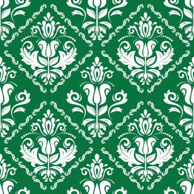 Dikişsiz damask vektör arka plan