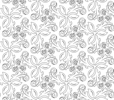 Çiçeksiz Kusursuz Vektör Deseni
