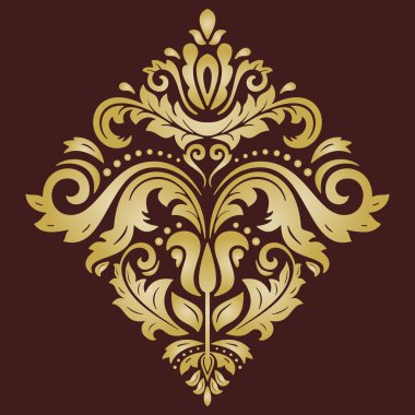 Zarif vektör süsleme Barogue tarzı