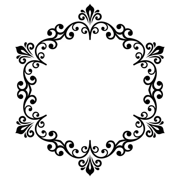 Modern yuvarlak çerçeve çiçek