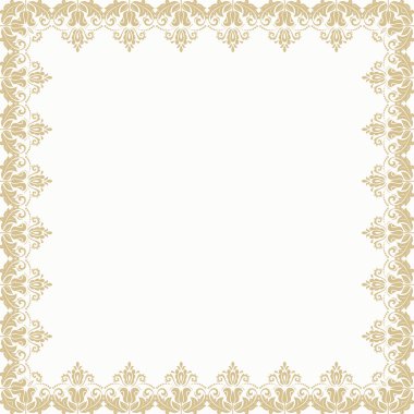 Çiçek Vektörü İnce Çerçeve