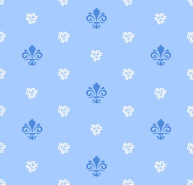 Royal Lily ile sorunsuz vektör desen