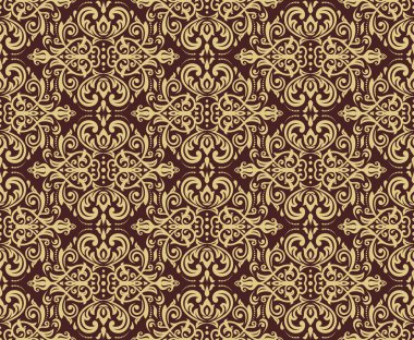 Sorunsuz vektör Barok desen