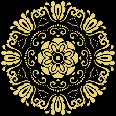 Doğulu Soyut Vektör Deseni