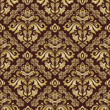 Sorunsuz vektör Barok desen