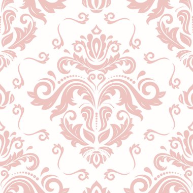 Dikişsiz damask vektör arka plan