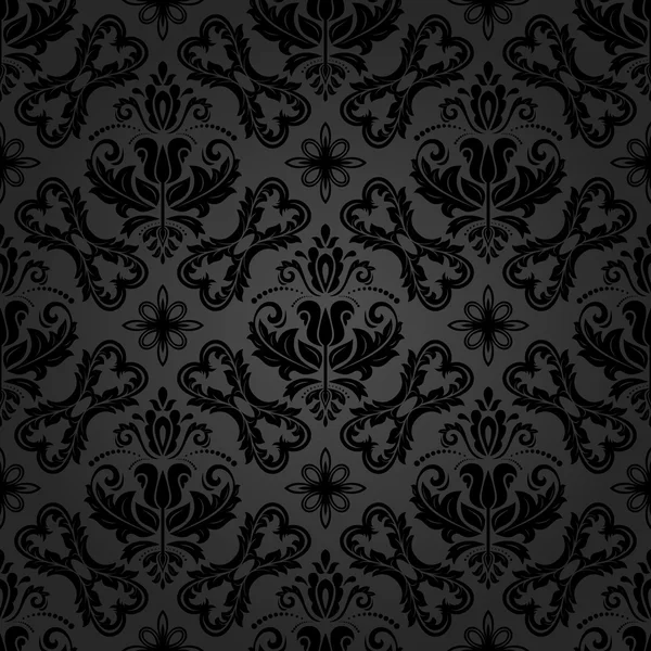 Modèle baroque vectoriel sans couture — Image vectorielle