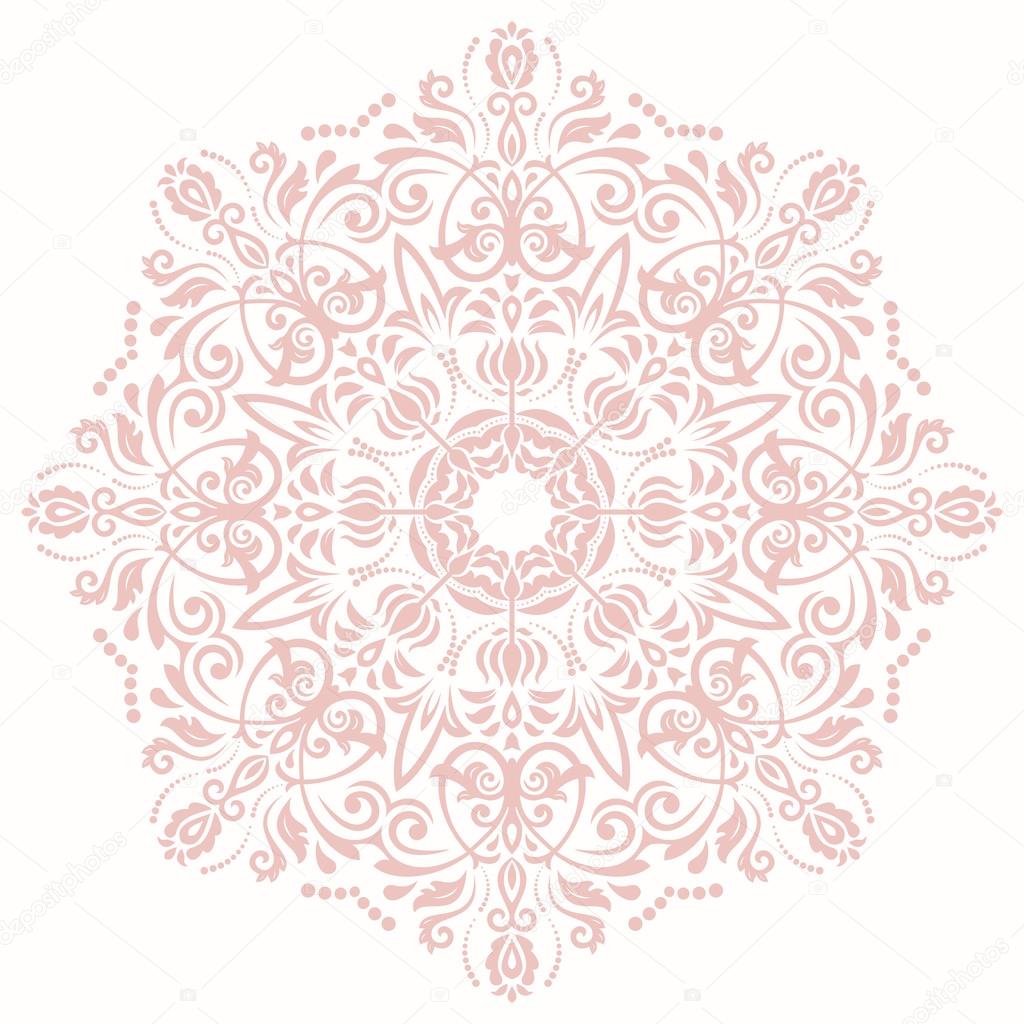 Elegant Vector Ornament in the Style of Barogue