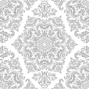 Dikişsiz damask vektör arka plan