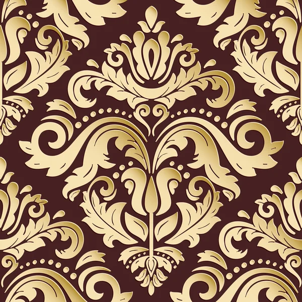 Seamless Oriental Pattern With 3D Elements — Stock Photo, Image